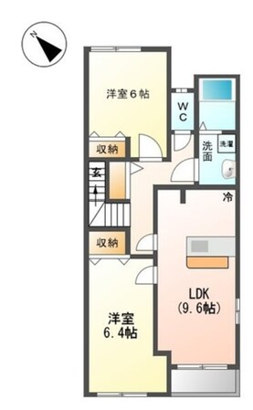 ハピネスの物件間取画像